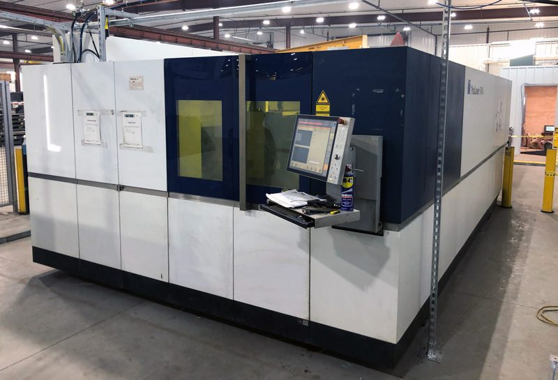 Laser Equipment in a Warehouse